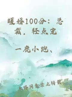 暖婚100分：总裁，轻点宠