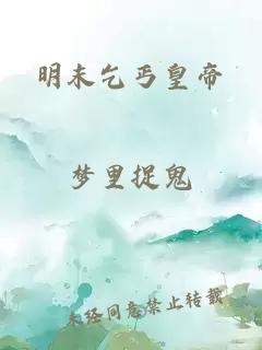 明末乞丐皇帝